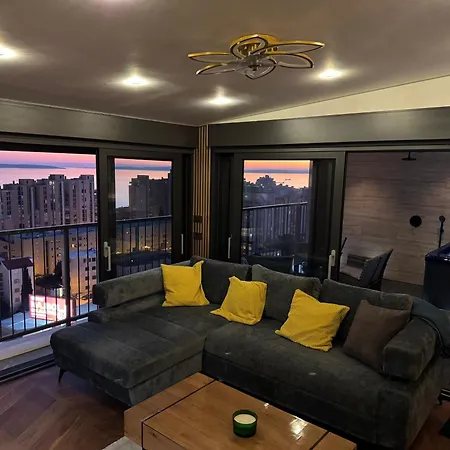 Magic View Luxury Penthouse With Jacuzzi And Sea View 公寓 *
