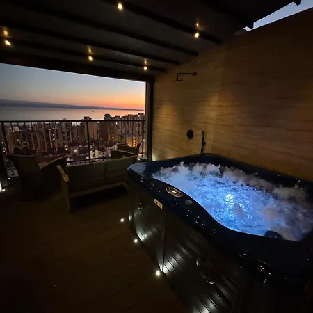 Magic View Luxury Penthouse With Jacuzzi And Sea View Apartment